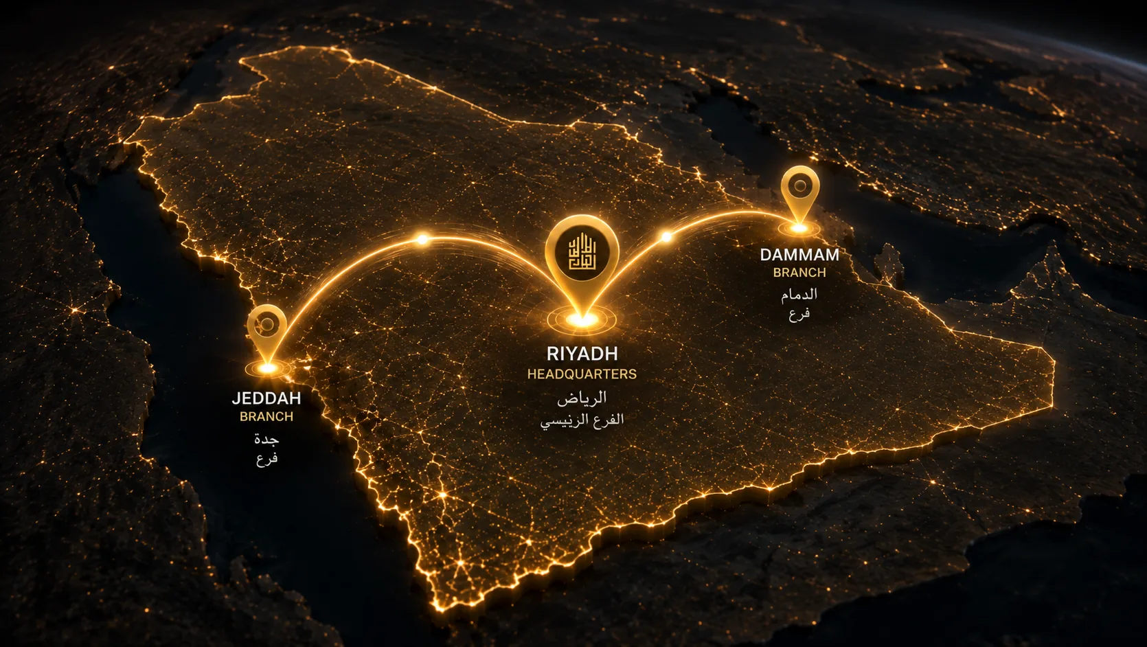 الرياض وجدة والدمام